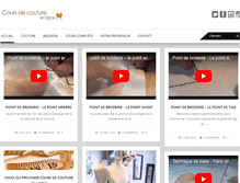 Tablet Screenshot of cours-de-couture-en-ligne.com